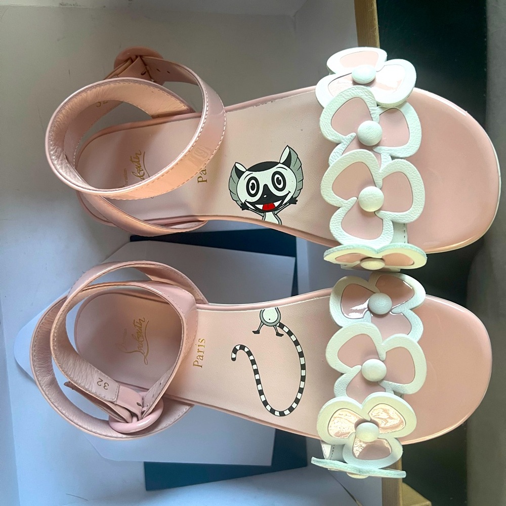 Christian Louboutin Kids Sandal Girls US-13.5